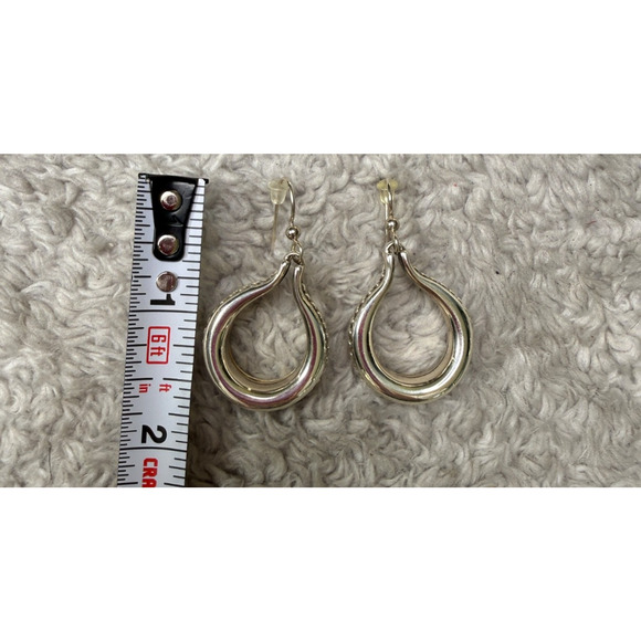 Brighton Pretty Tough Arch French Wire Earrings Silver NWOT - Picture 4 of 4